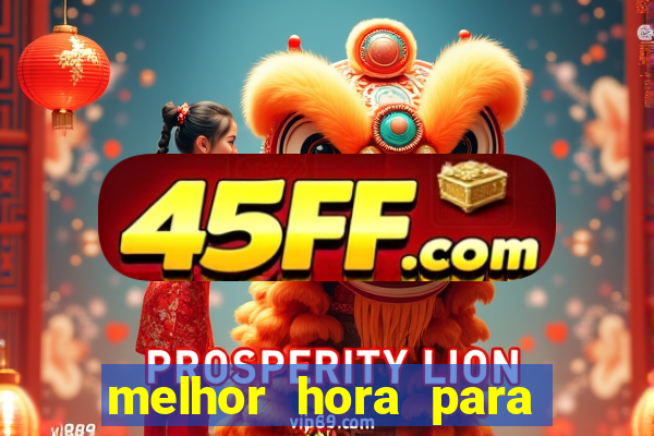melhor hora para jogar fortune rabbit